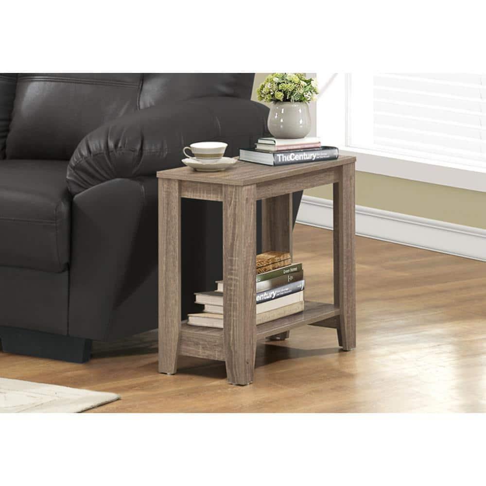 Accent Table Side End Nightstand Lamp Living Room Bedroom Laminate Brown