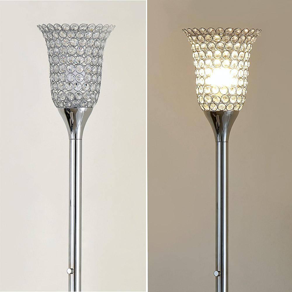 Silver Orchid Pica 72-inch Dimmable Floor Lamp - 72"H Polished Chrome Chrome Polished