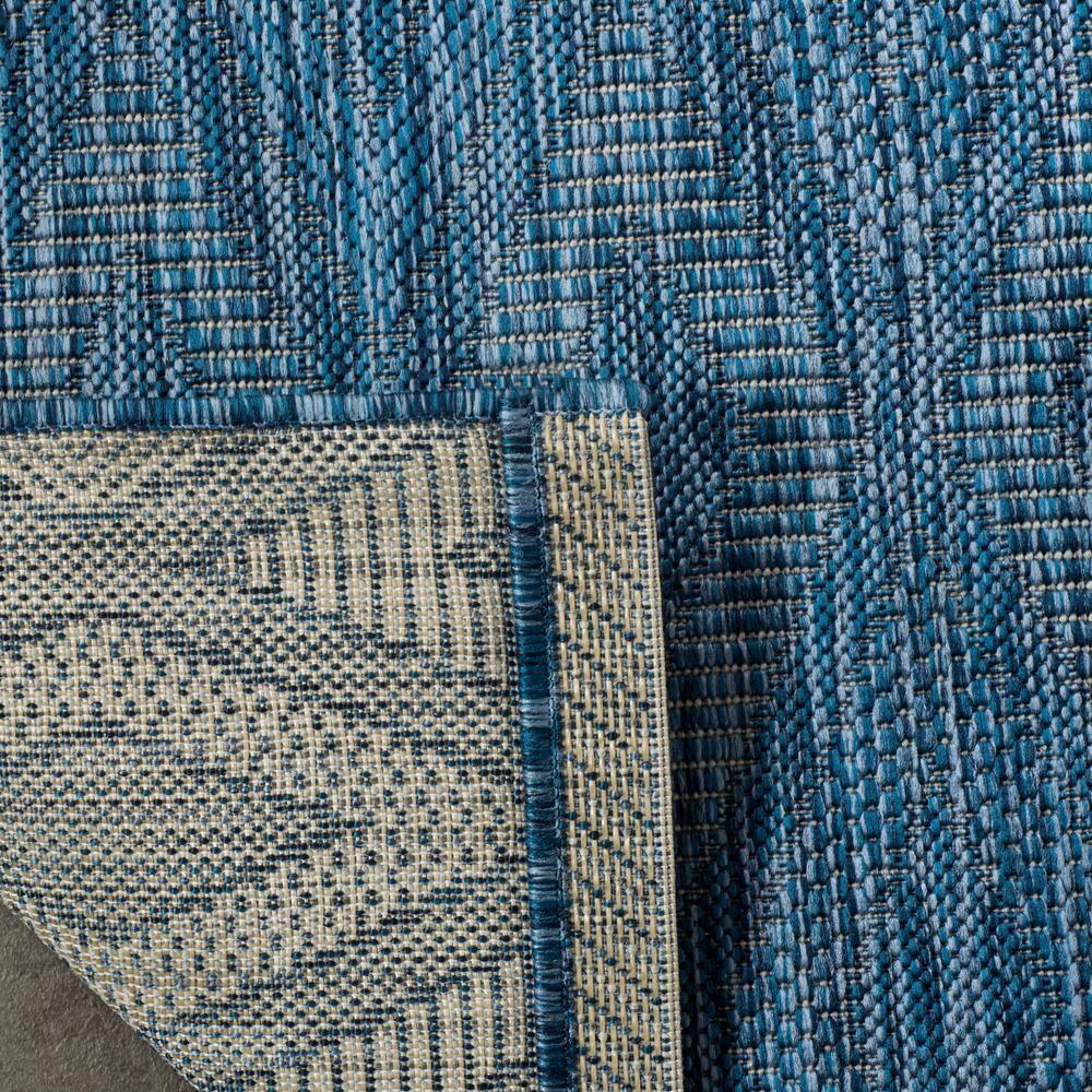 Courtyard CY8522 Power Loomed Indoor and Outdoor Accent Rug - Navy/Navy - 2'x3'7" - Safavieh