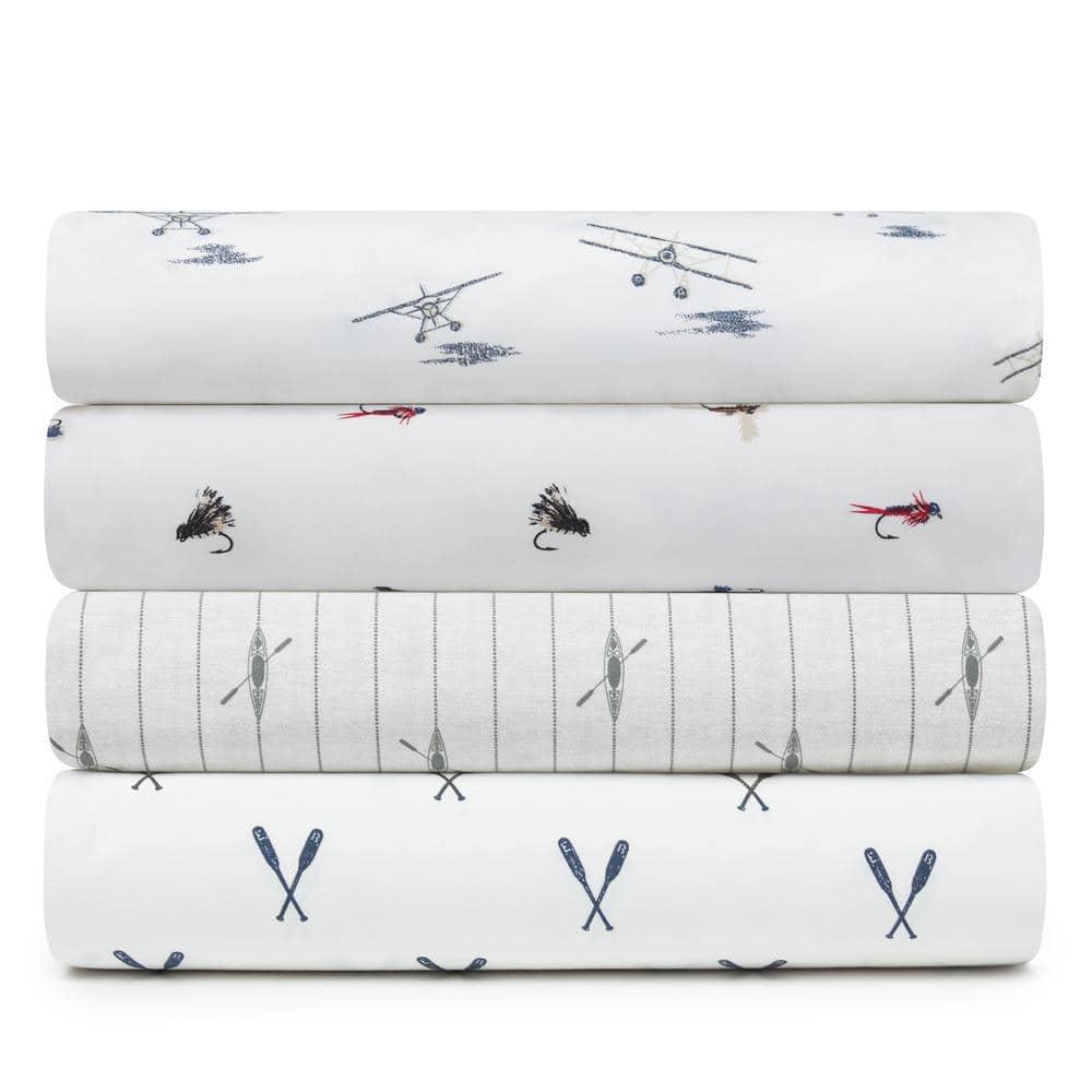 Eddie Bauer Printed Cotton Percale Sheet Sets