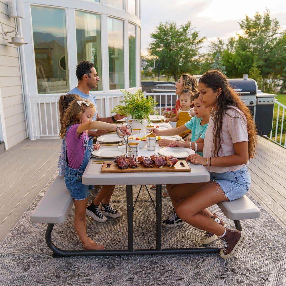 Lifetime 8 - Person Rectangular Outdoor Dining Set
