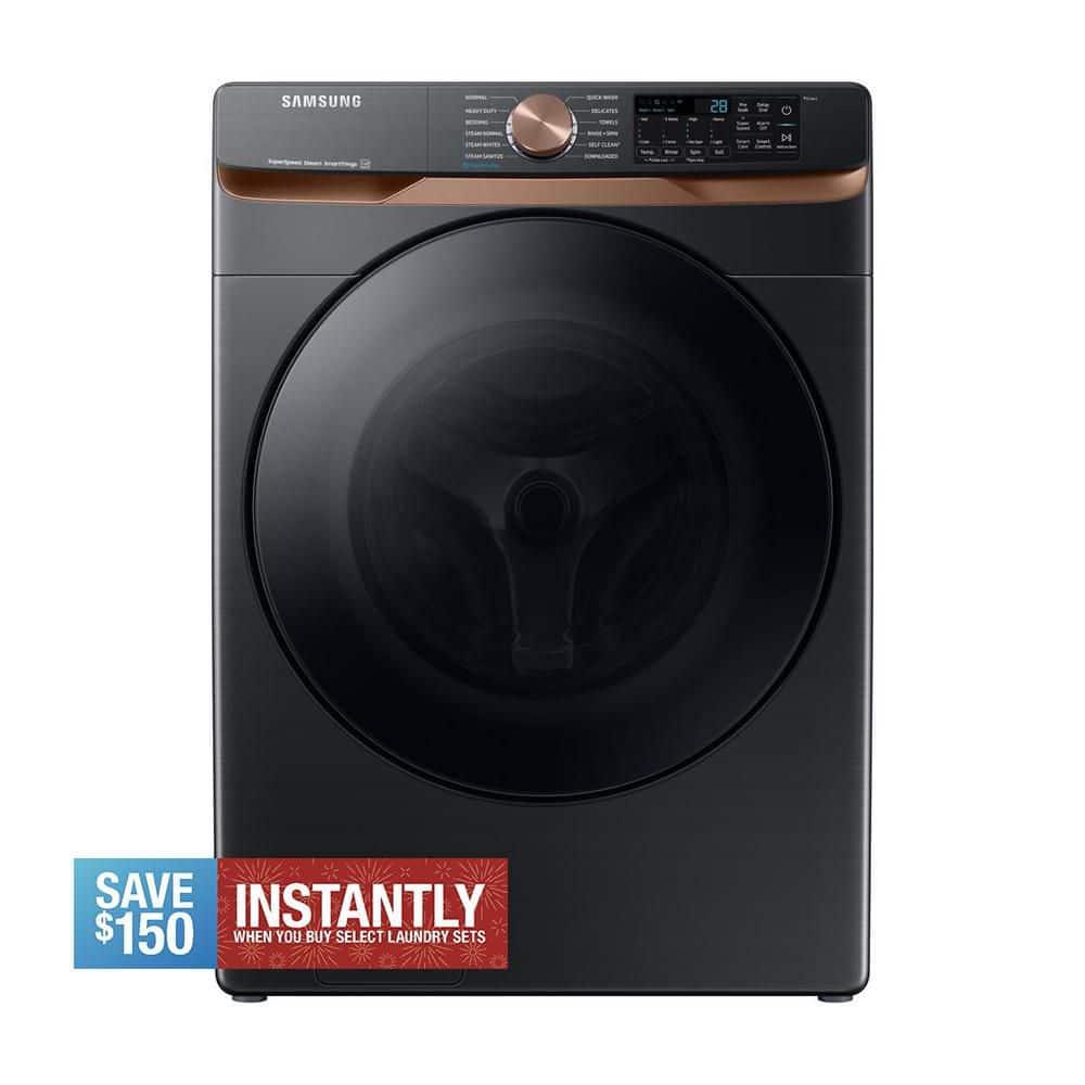 Samsung 5.0 cu. ft. Extra Large Capacity Smart Front Load Washer with Super Speed Wash and Steam