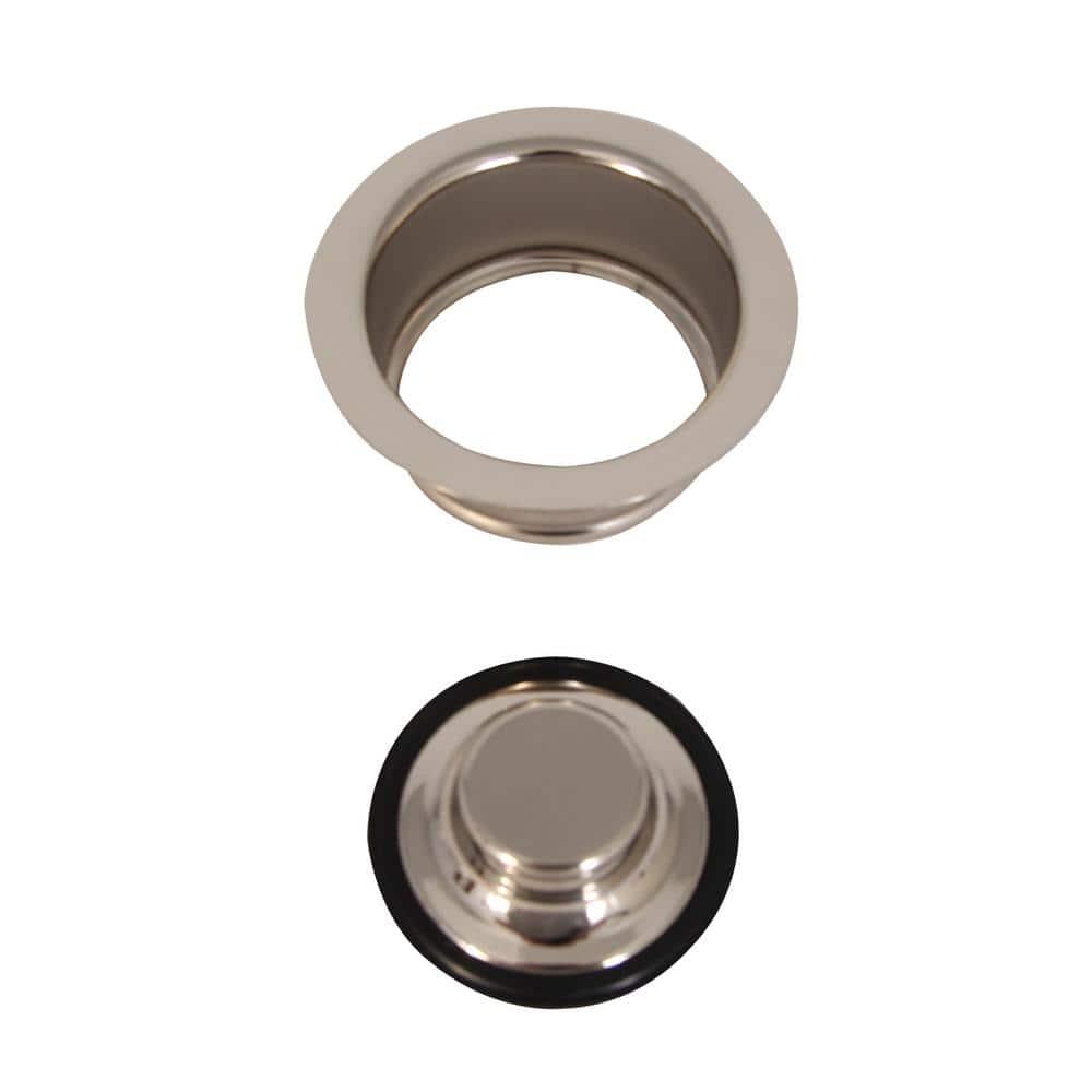 Signature Hardware 3-1/2" Brass Kitchen Garbage Disposal Flange and Stopper 212165