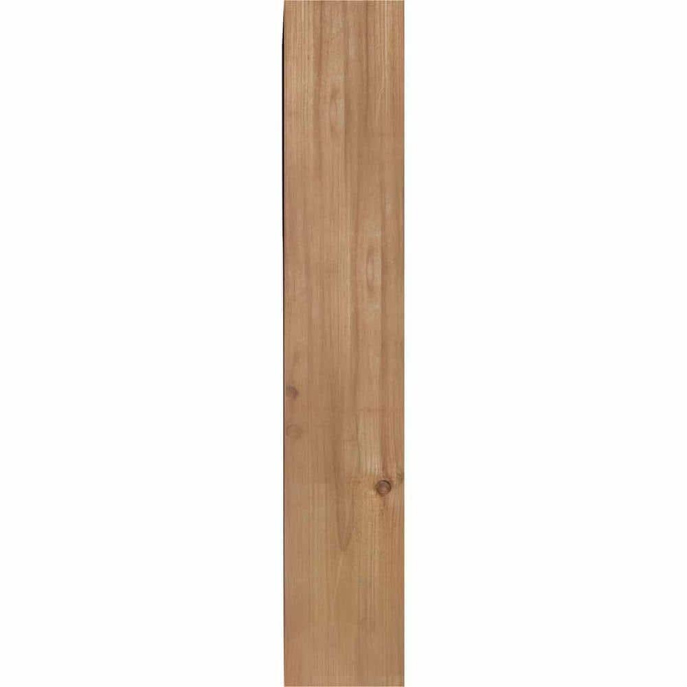 3 1/2"W x 12"D x 20"H Mediterranean Smooth Corbel, Western Red Cedar