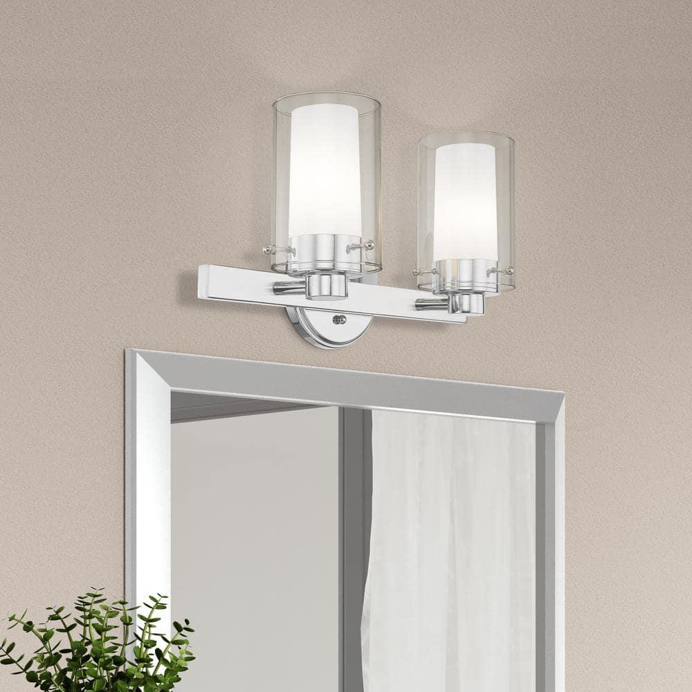 Livex Lighting Manhattan 2 - Light Vanity in  Polished Chrome