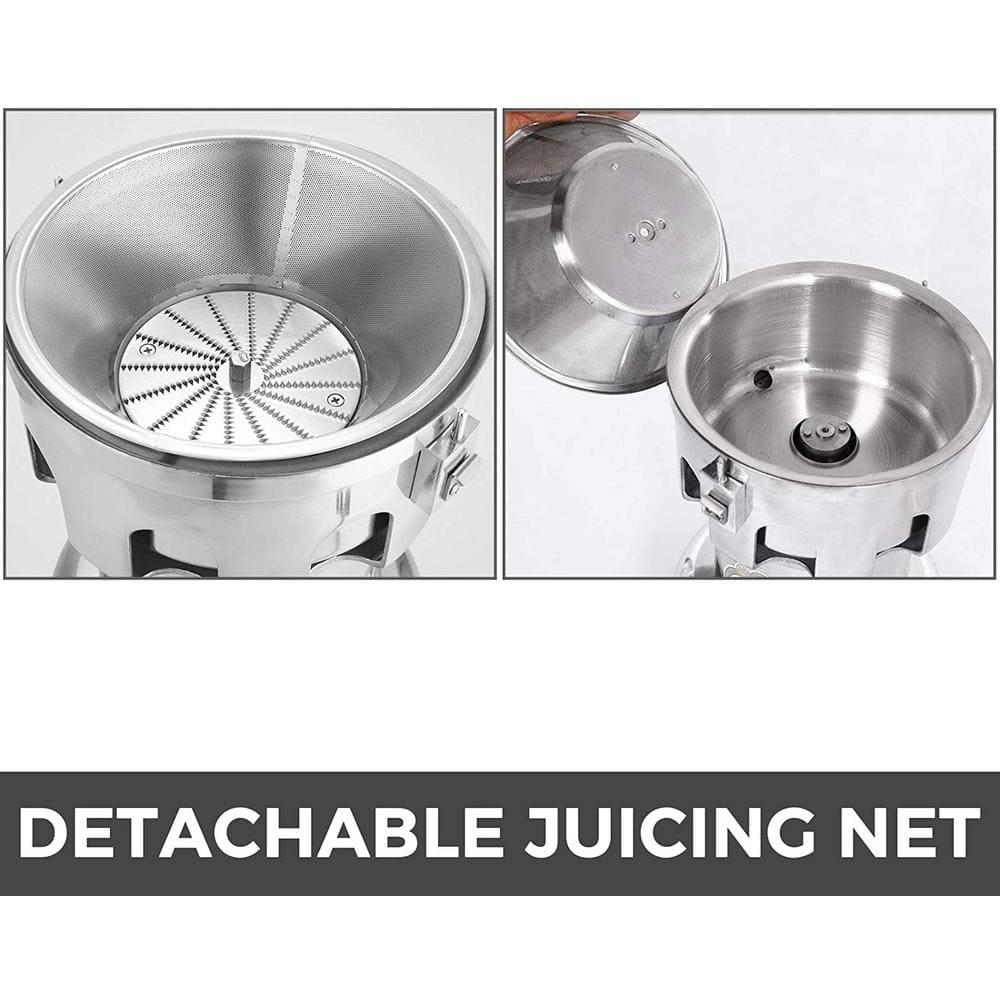 VBENLEM Commercial Juice Extractor Heavy Duty Juicer Aluminum Casting and Stainless Steel Constructed Centrifugal Juice Extractor Juicing both Fruit and Vegetable