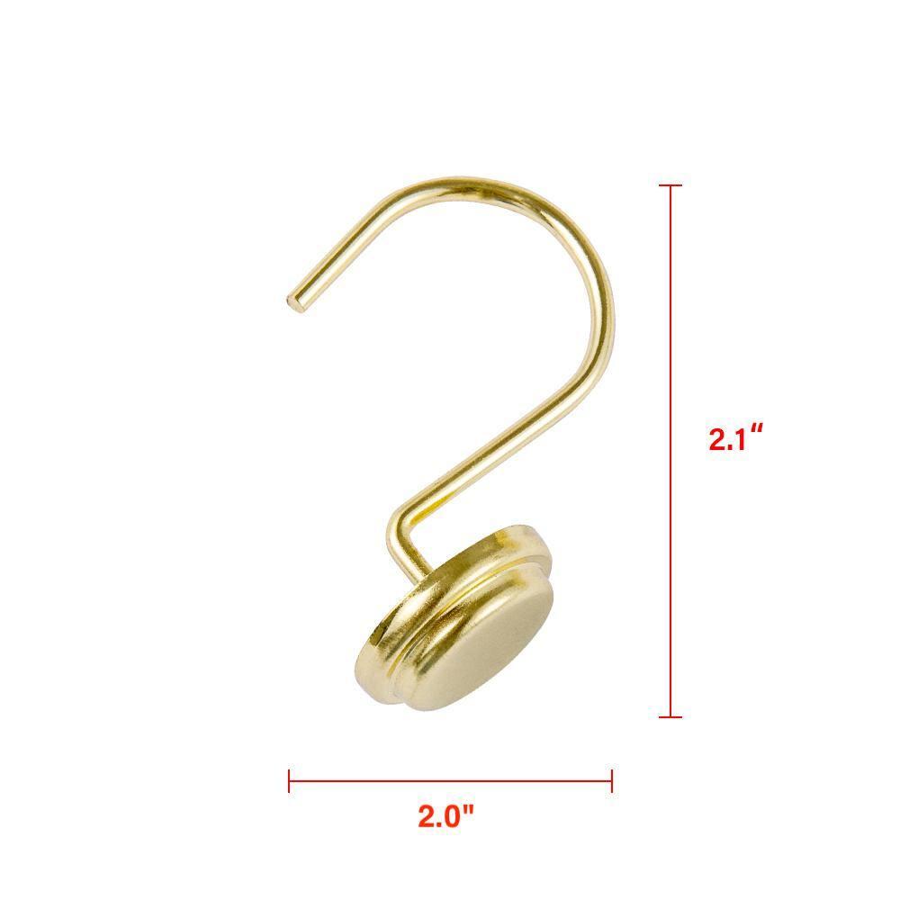 Utopia Alley Alley Steel Shower Curtain Hook (Set of 12)