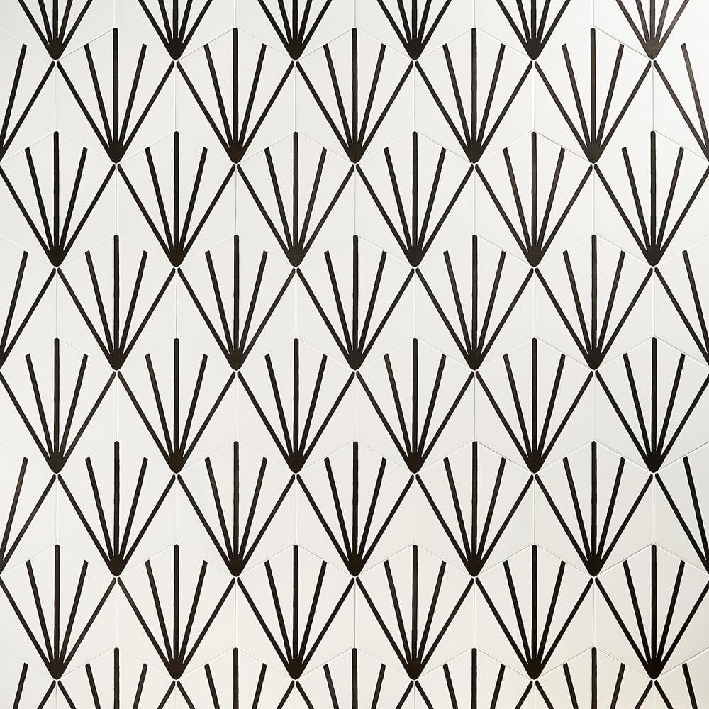 GeoHex Deco 8" Hexagon Matte Porcelain Floor and Wall Tile (9.03 Sq. Ft. / Case)