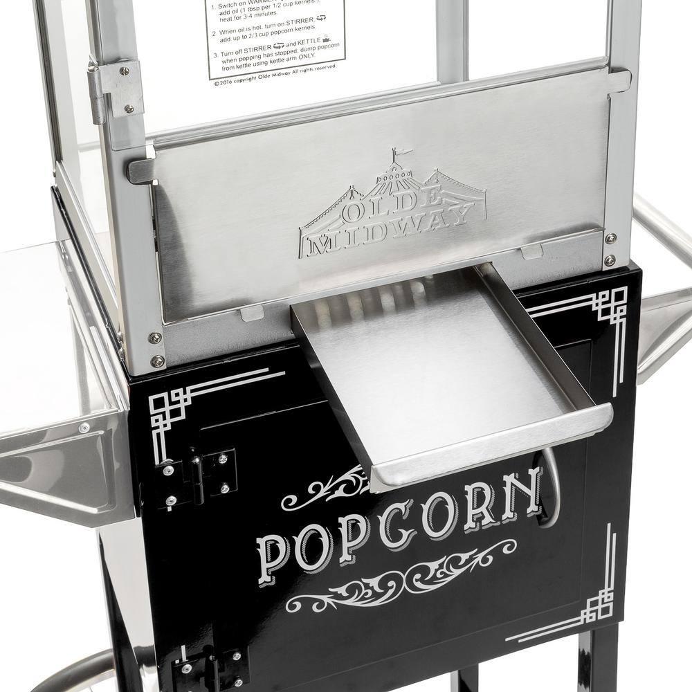 Olde Midway Olde Midway Vintage Popcorn Machine and Cart