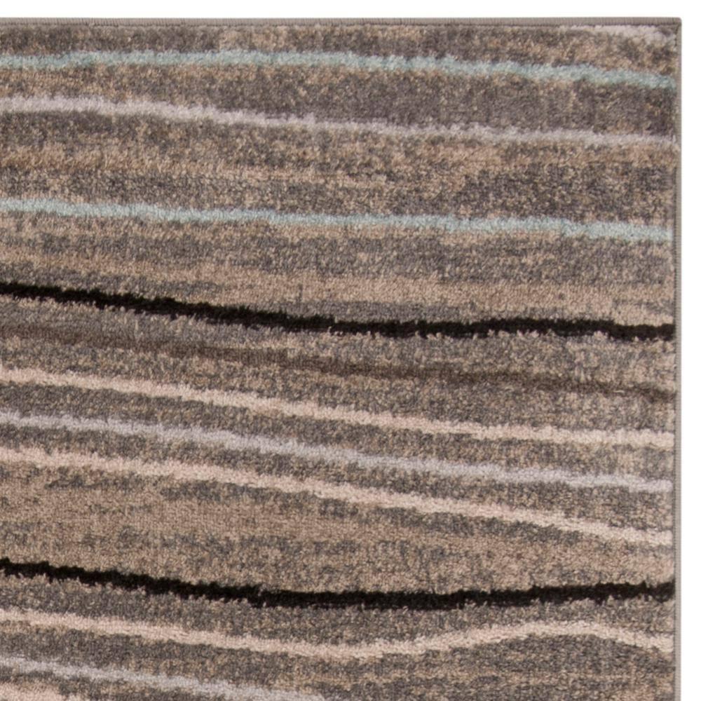 Amsterdam AMS111 Power Loomed Indoor Area Rug - Silver/Beige - 4'x6' - Safavieh