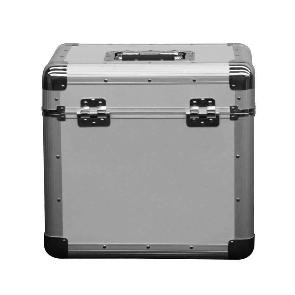 Odyssey KROM Stackable Record Case for 70 12" Vinyl Records & LPs, Black