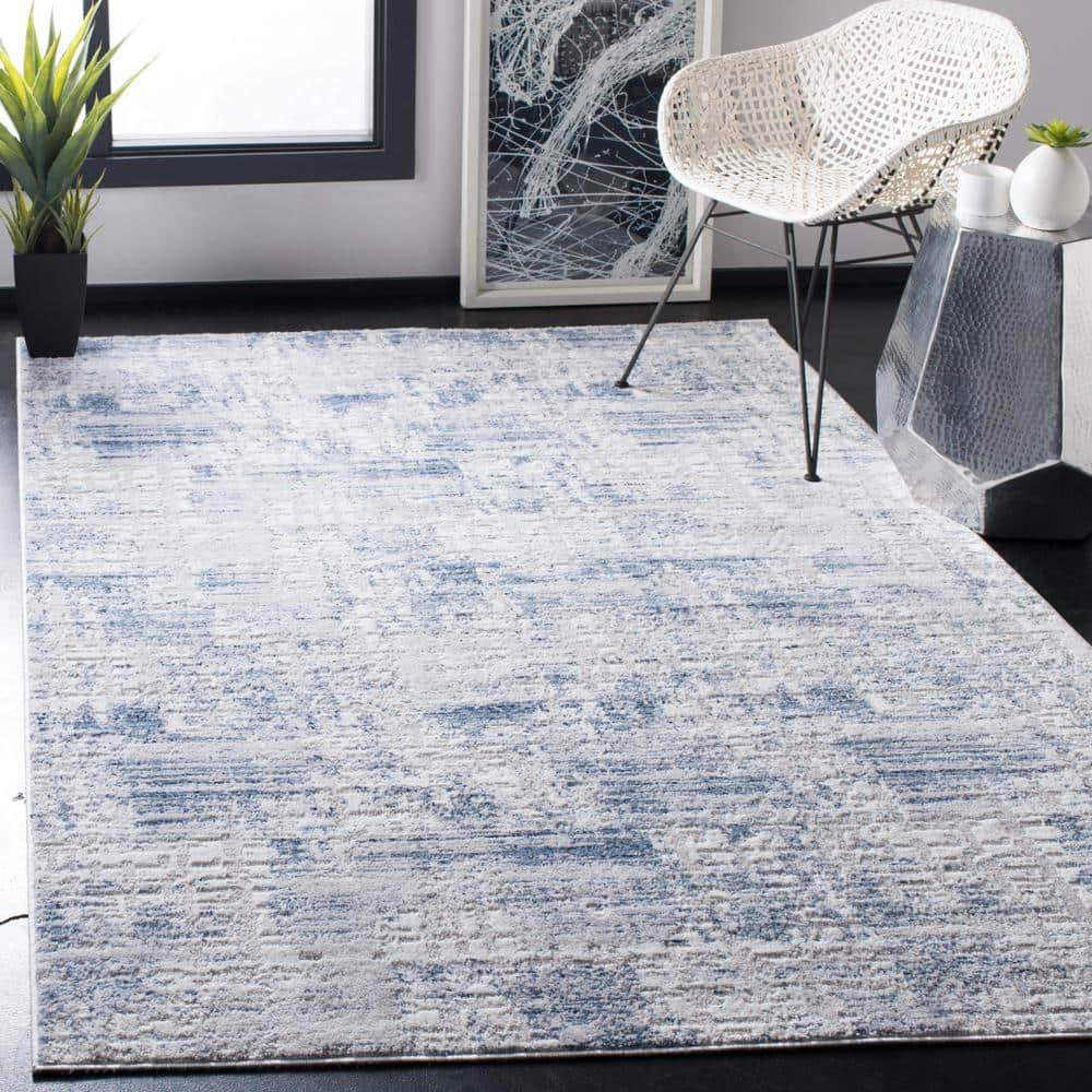 Amelia ALA786 Power Loomed Area Rug - Blue/Grey - 8'x10' - Safavieh.