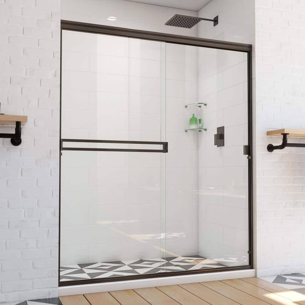 DreamLine Alliance Pro BG 56-60 in. W x 70 3/8 in. H Semi-Frameless Sliding Shower Door