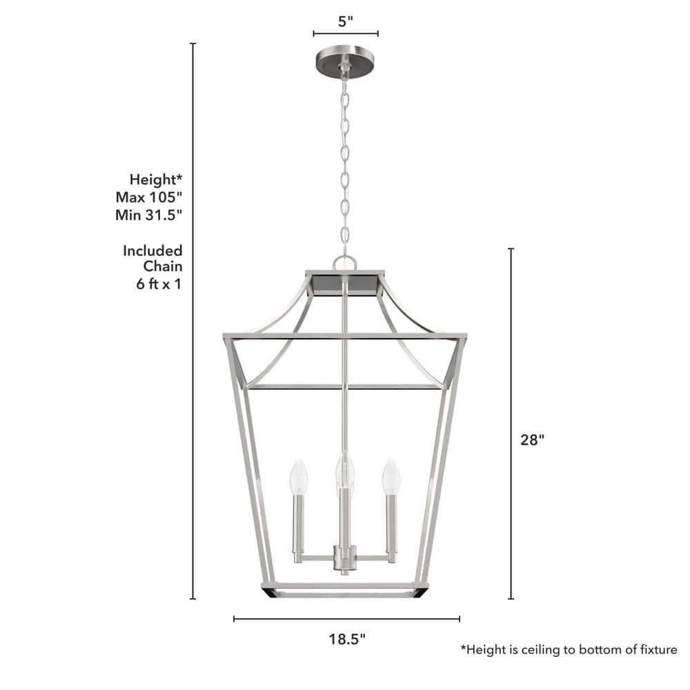 Laurel Ridge 4 Light Lantern Pendant