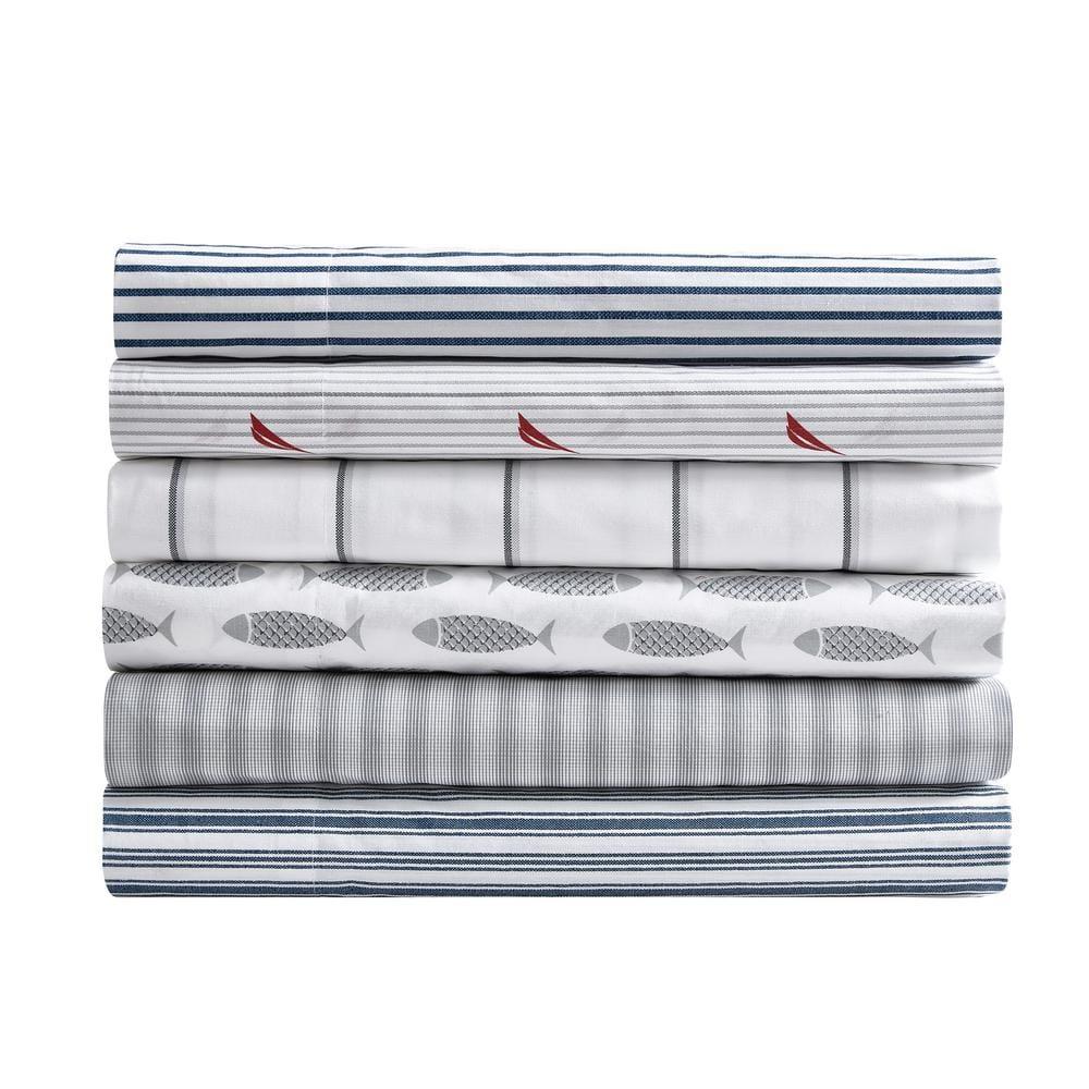 Nautica Nautica Printed Cotton Percale Sheet Sets