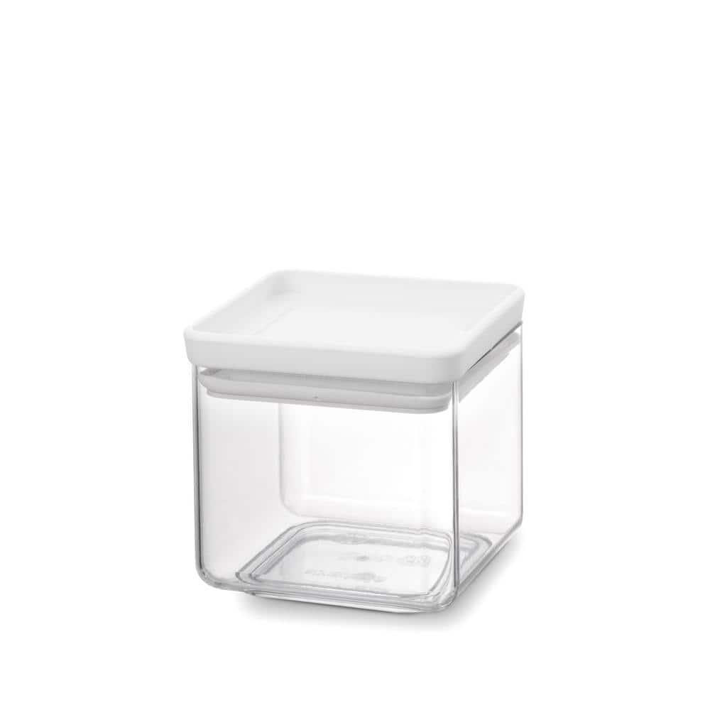 Light Gray BPA-Free Stackable Plastic Kitchen Canister Set