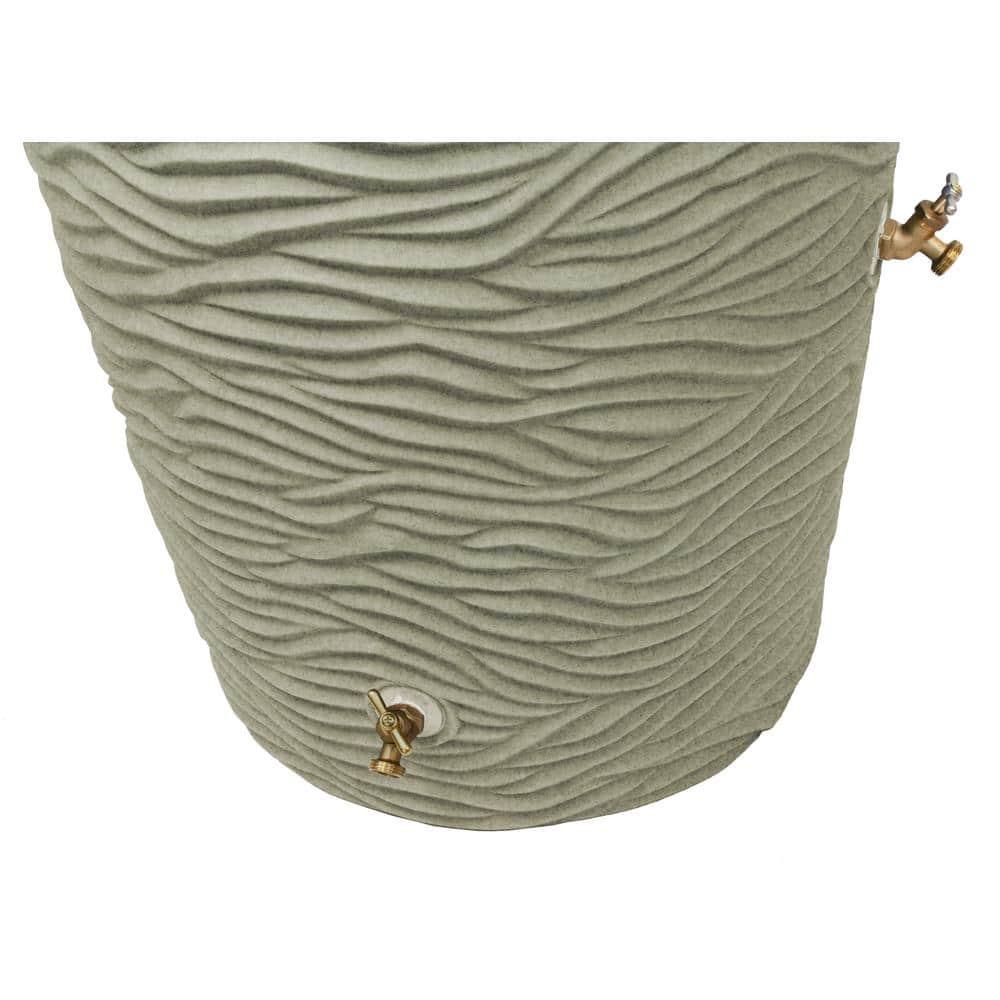 Loon Peak® Loon Peak® 65 Gallons Plastic Drainable Planter Rain Barrel