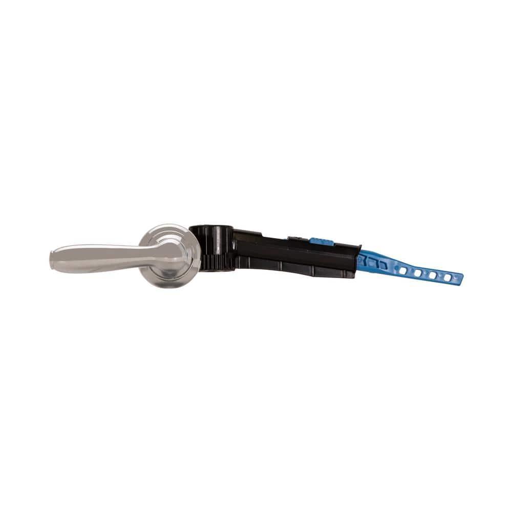 Fluidmaster Perfect Fit Premium Chrome Tank Lever with Plastic Telescoping Arm