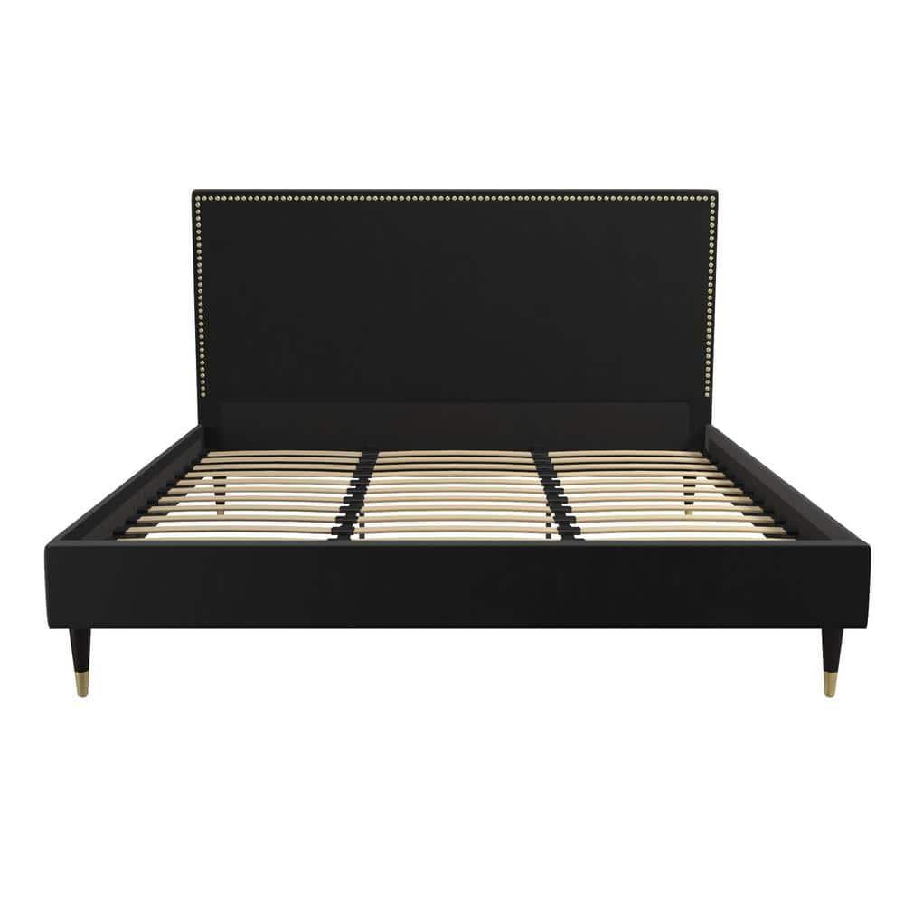 Audrey Upholstered Low Profile Platform Bed
