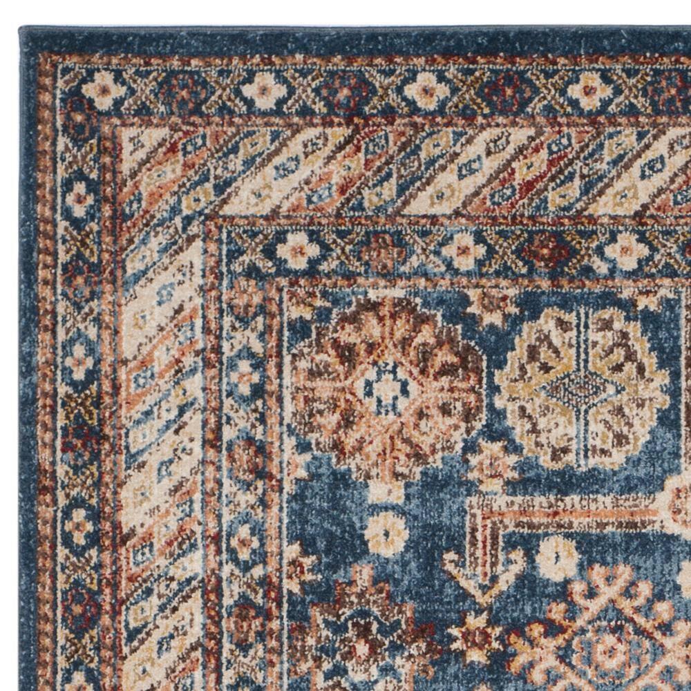 Bijar BIJ653 Power Loomed Indoor Area Rug - Royal/Ivory - 5'3"x7'6" - Safavieh