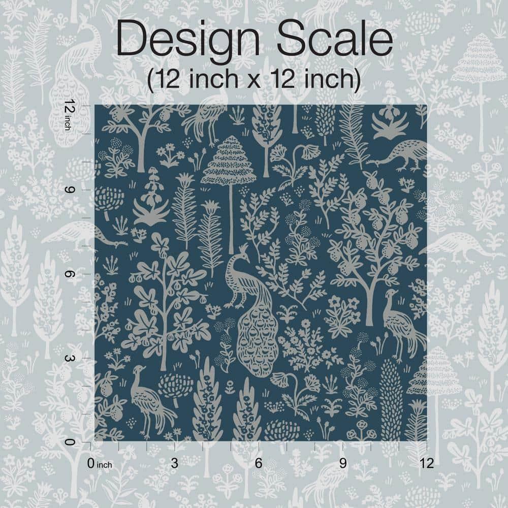 Menagerie Toile 27" L x 27" W Smooth Wallpaper Roll