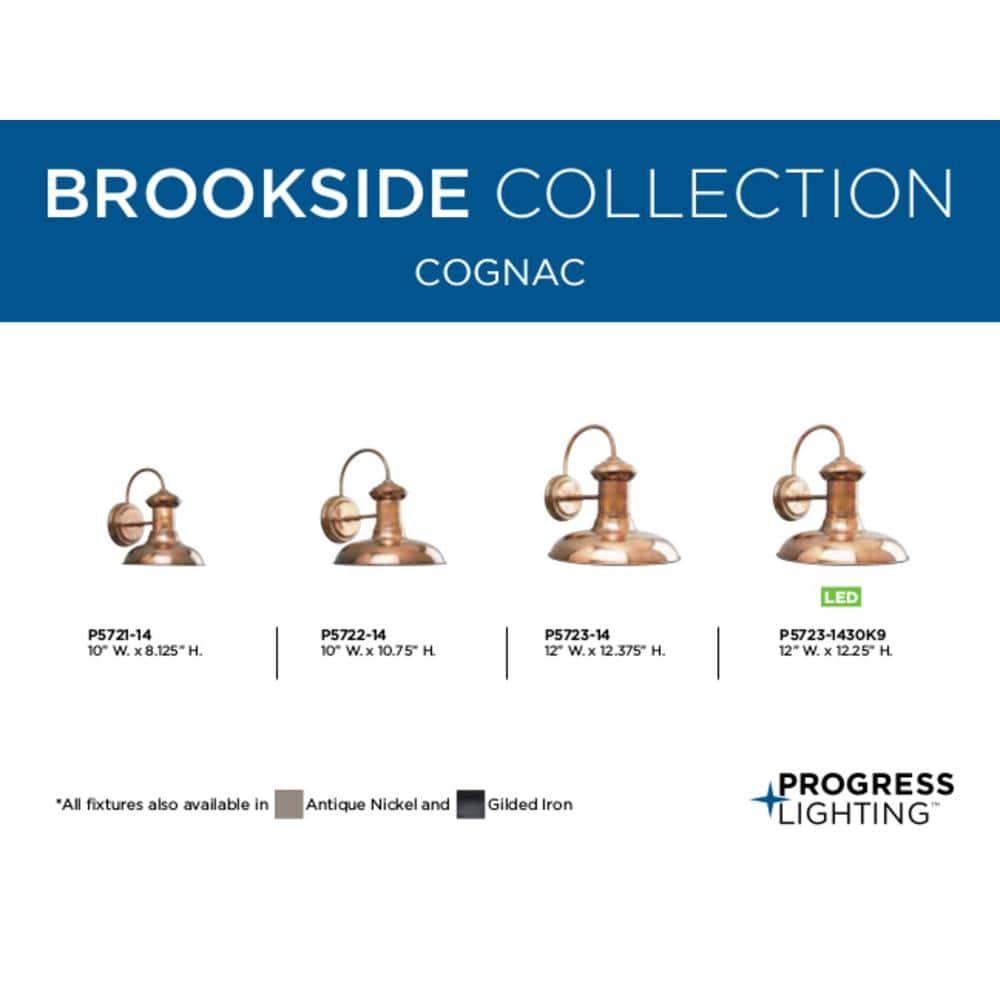 Brookside Collection 8" One-Light Vintage Small Wall Lantern