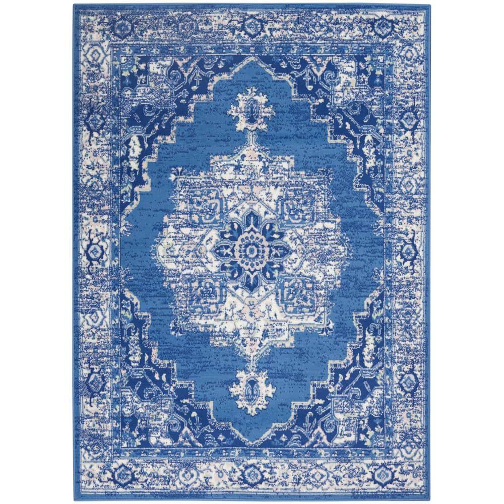 Nourison Whimsicle WHS03 Indoor only Area Rug - Navy 6' x 9'
