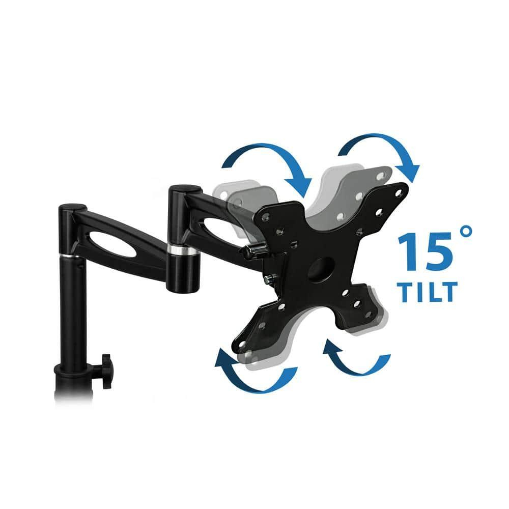 Mount-it Mount-It Full Motion Height Adjustable Single Monitor Arm Mount | Fits 13 - 30 in. Computer Screens