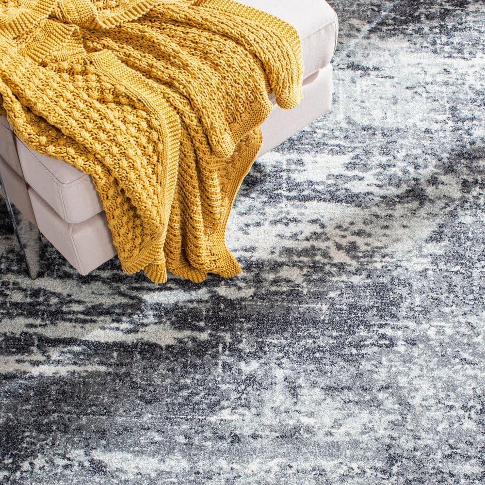 SAFAVIEH Evoke Frosina Abstract Area Rug, Ivory/Grey, 10' x 14'