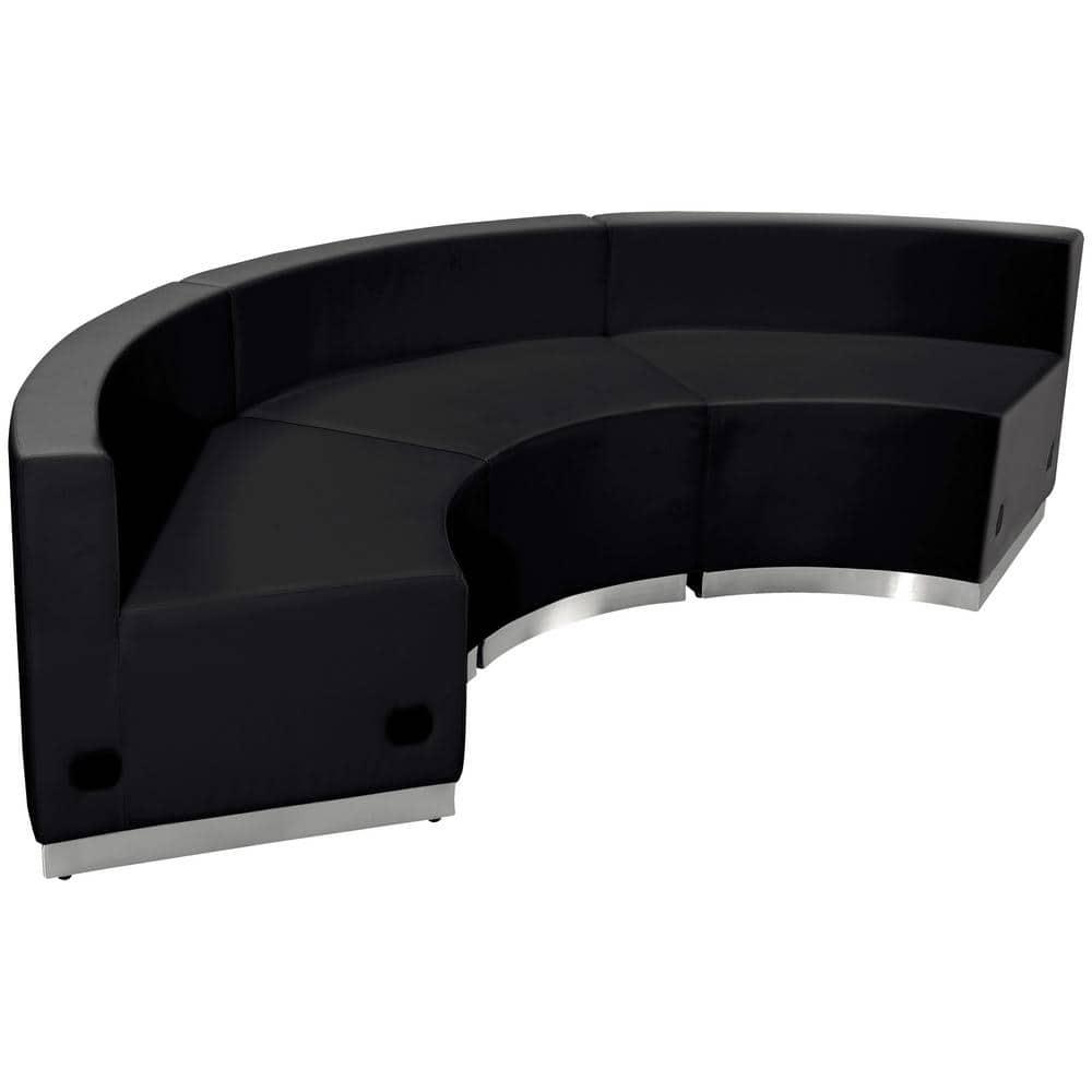 Flash Furniture HERCULES Alon Series LeatherSoft Reception Configuration, 3 Pieces