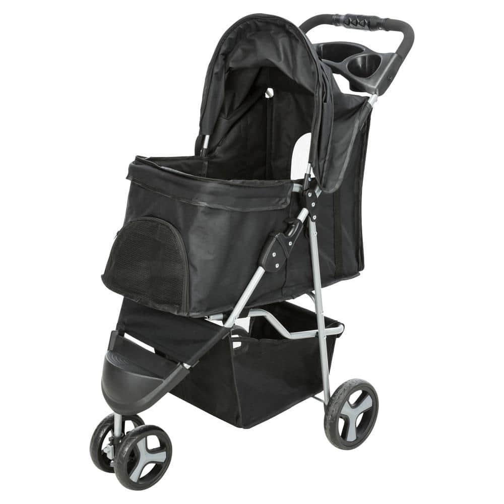 TRIXIE TRIXIE Dog Stroller for Small Dogs and Cats, Lightweight and Compact Pet Stroller