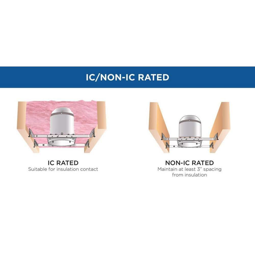 Progress Lighting 4" Steel Air-Tight Non-IC New Construction Recessed Housing P804N-N-MD-AT