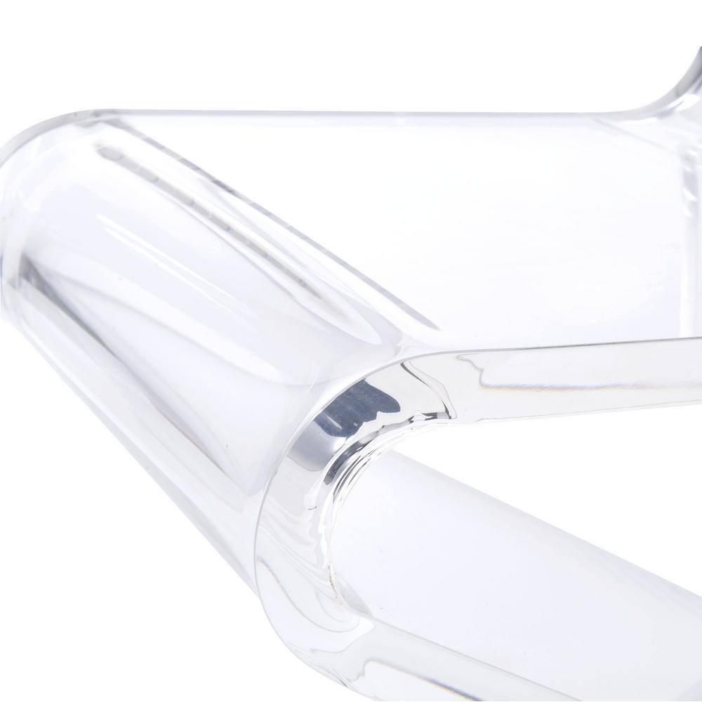Peek Acrylic Z Chair Clear - Picket House Furnishings: Modern Plexiglass Armless Chair, No Cushion