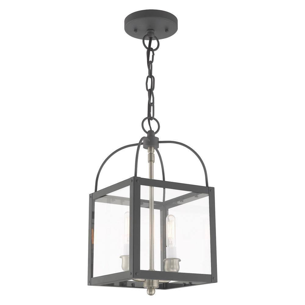 Livex Lighting Milford 2 - Light Pendant in  Scandinavian Gray