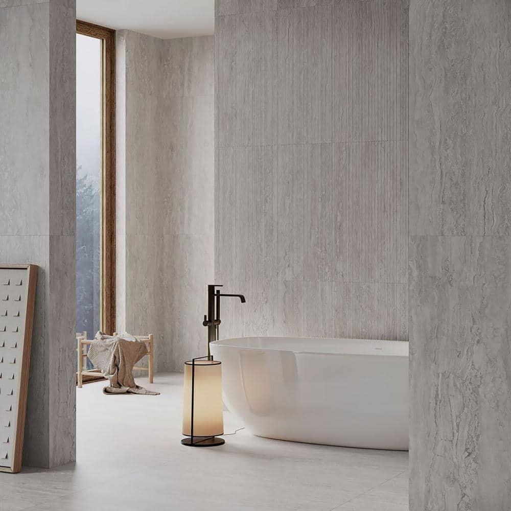 Spanish Marmol Porcelain 12" x 24" x 9mm Floor and Wall Tile Case(5 PCS, 10.76 Sq. Ft.)