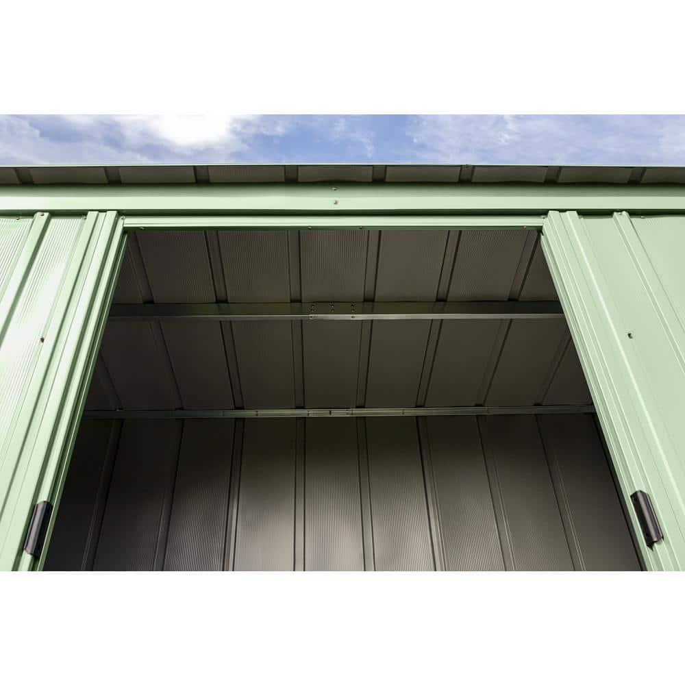 Arrow 8 ft. W x 4 ft. D Galvanized Steel Vertical Storage Shed