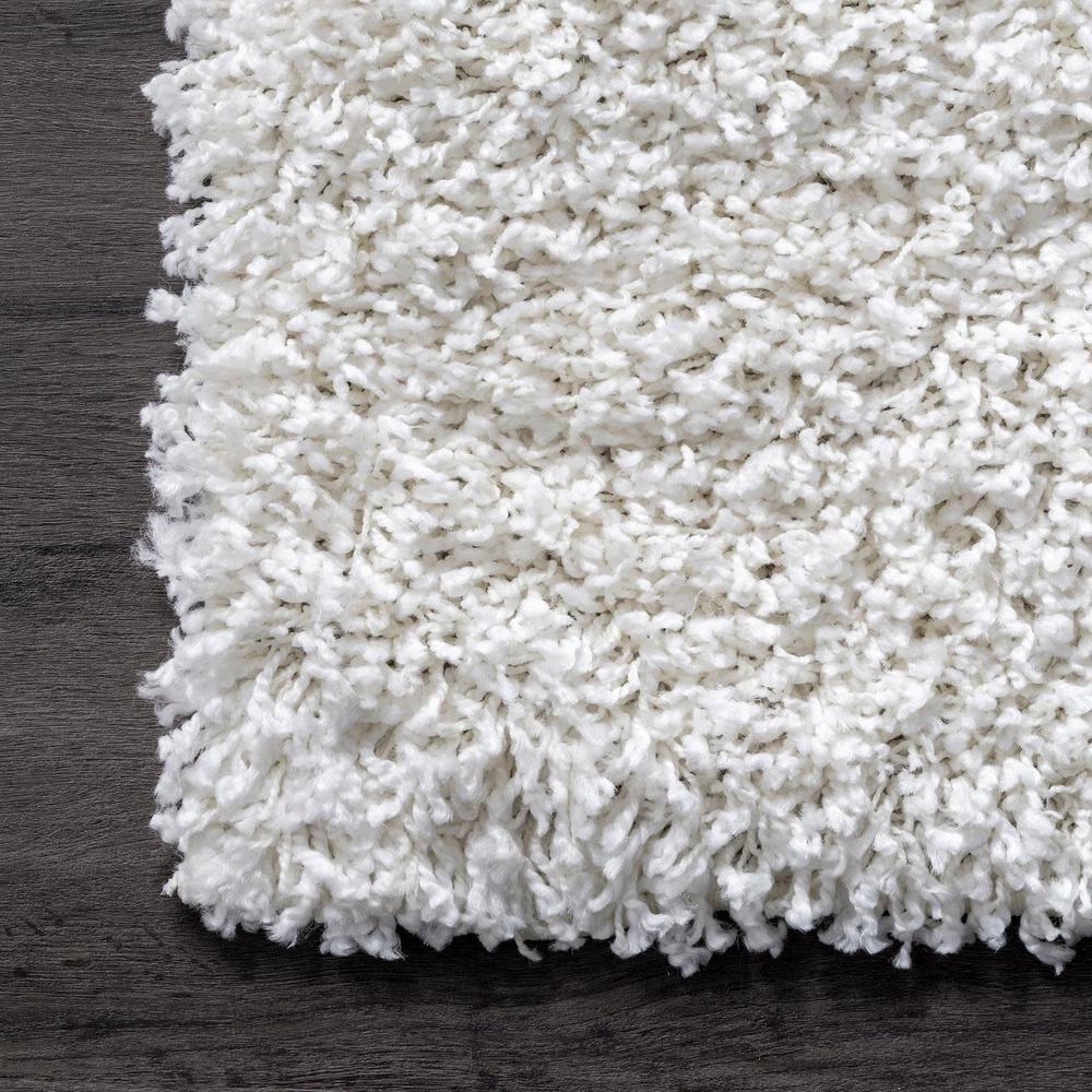 Nuloom Marleen Solid 2x3 Accent Shag Indoor Area Rug for Living Room Bedroom Dining Room Nursery Entryway, Off White