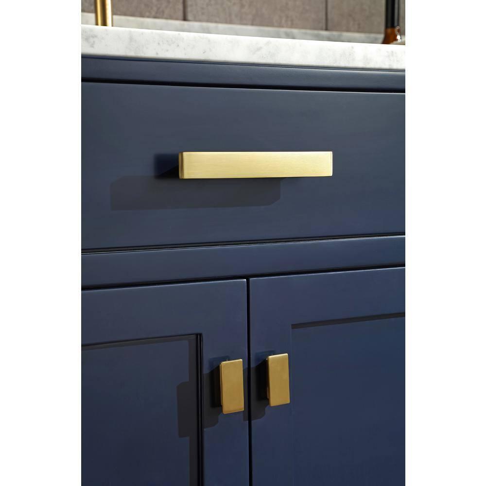 Madison 72" Monarch Blue Double Sink Vanity with Marble Top