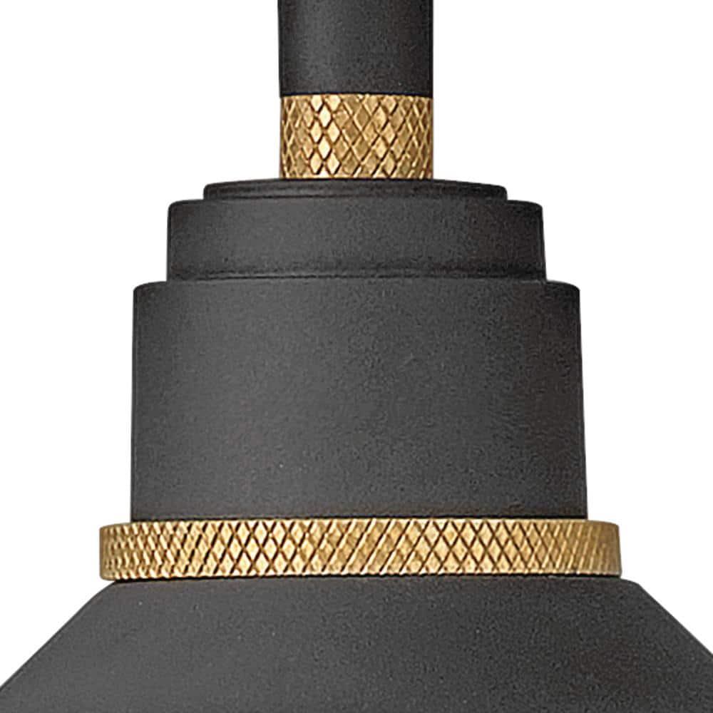 1 Light Small Outdoor Gooseneck Barn Light Traditional And Industrial Style 9.5 Inch Wide By 9.25 Inch High-Textured Black Finish Hinkley Lighting