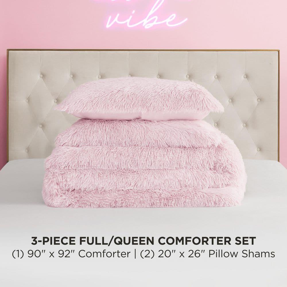 Juicy Couture Juicy Couture Shaggy Faux Fur Comforter & Shams Bedding Sets