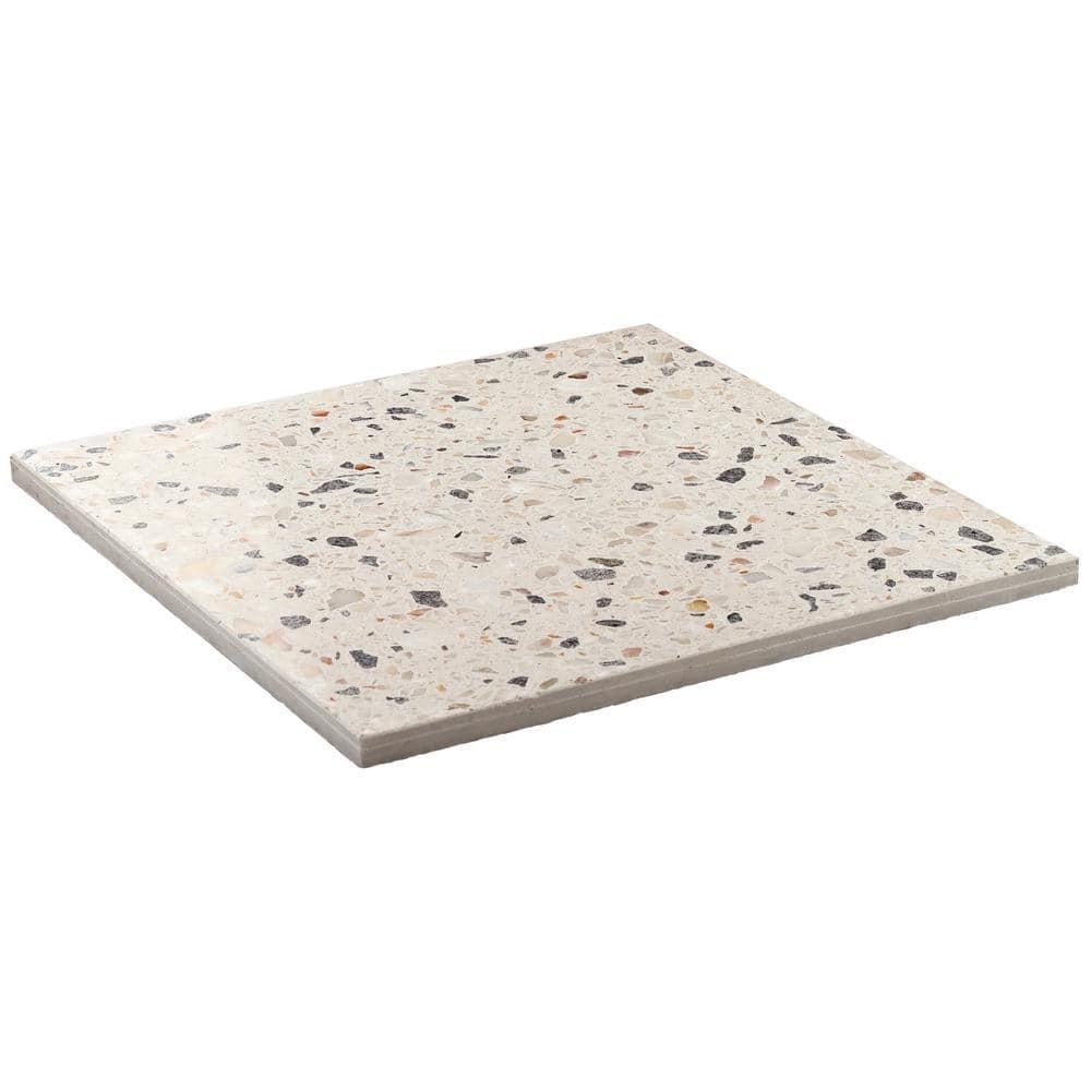 Durham 16.14 in. x 16.14 in. Polished Terrazzo Floor and Wall Tile (3.61 Sq. Ft. / Case)