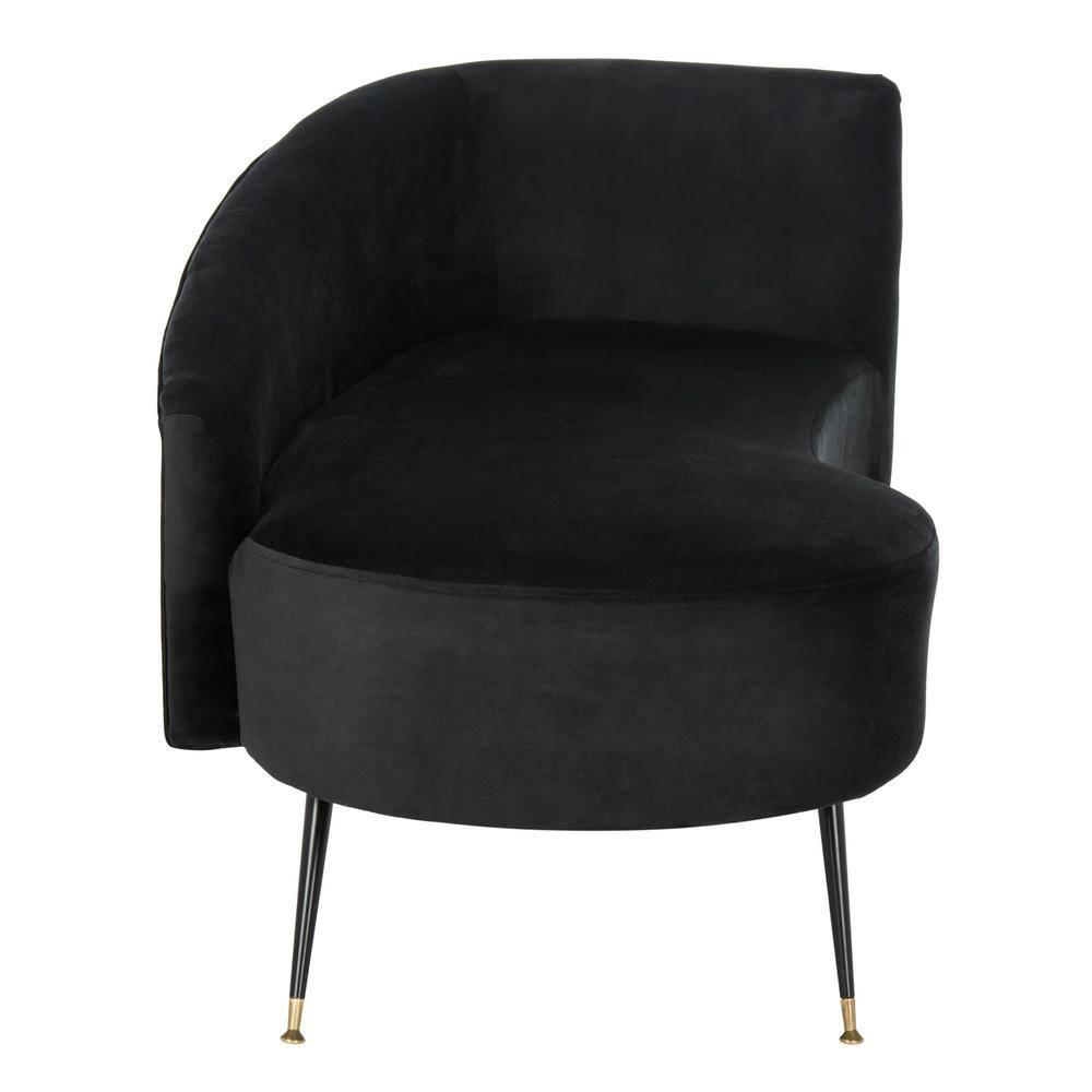 Evangeline Parisian Settee - Black - Safavieh.