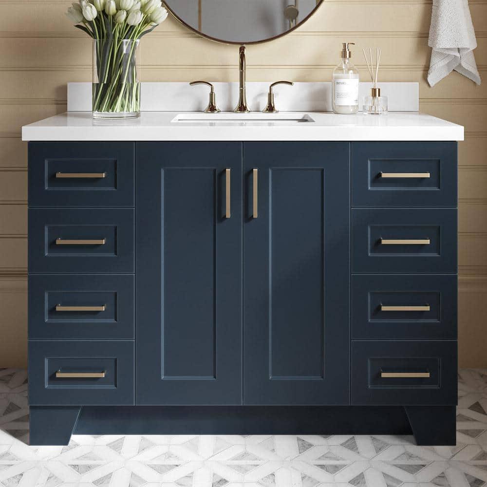 Sawyer 48'' Solid Wood Single Bathroom Vanity Base Only, Base Cabinet without Top