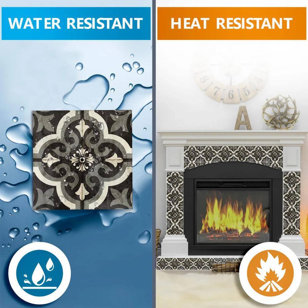 5'' W x 5'' L Vinyl Peel and Stick Mosaic Tile (Set of 24)
