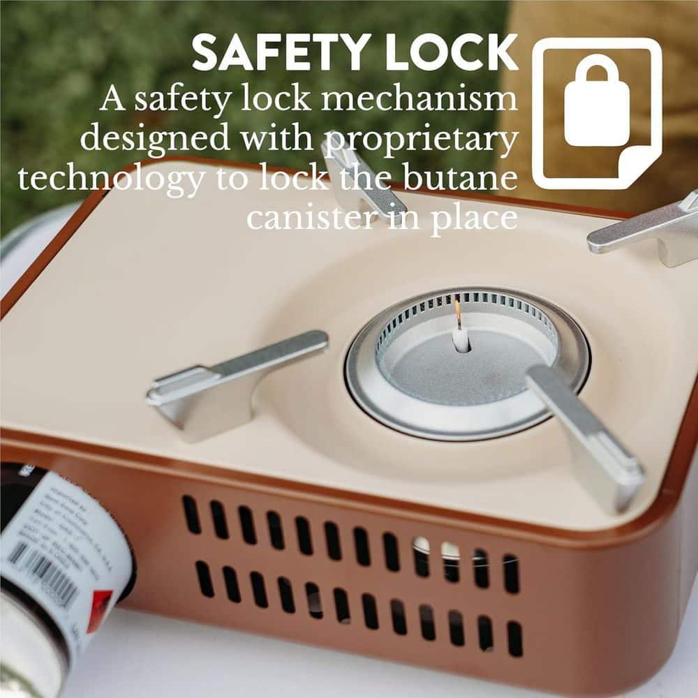 GasOne Butane Fuel Camp Stove – Crate Series - Mini Stove for Camping, Hiking – Portable Gas Stove