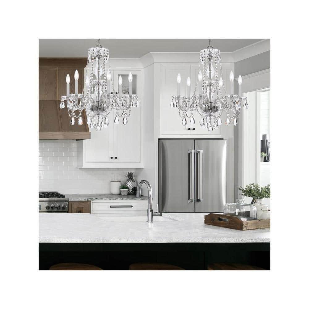 House of Hampton® Kimmori 6 - Light Glass Dimmable Chandelier