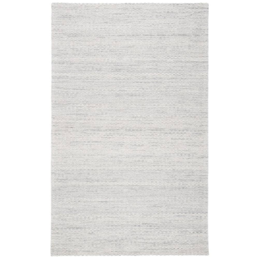 Marbella MRB311 Hand Woven Indoor Accent Rug - Light Grey - 4'x6' - Safavieh