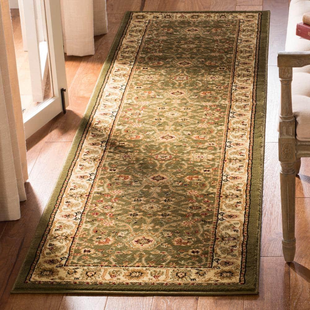Lyndhurst LNH212 Power Loomed Accent Rug - Sage/Ivory - 2'3"x4' - Safavieh
