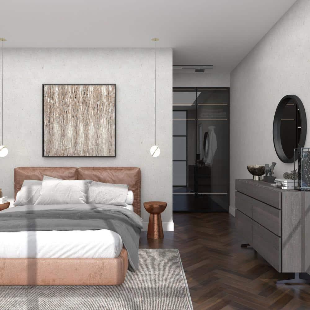 Ivy Bronx Dolina Metal Handmade Side End Accent Table with Hammered Design