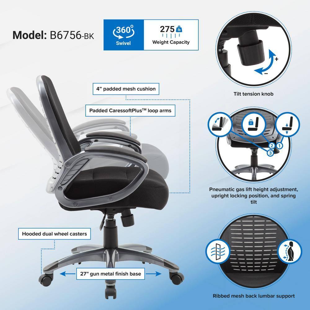 Boss Office Products Polyester / Polyester Blend Task Chair